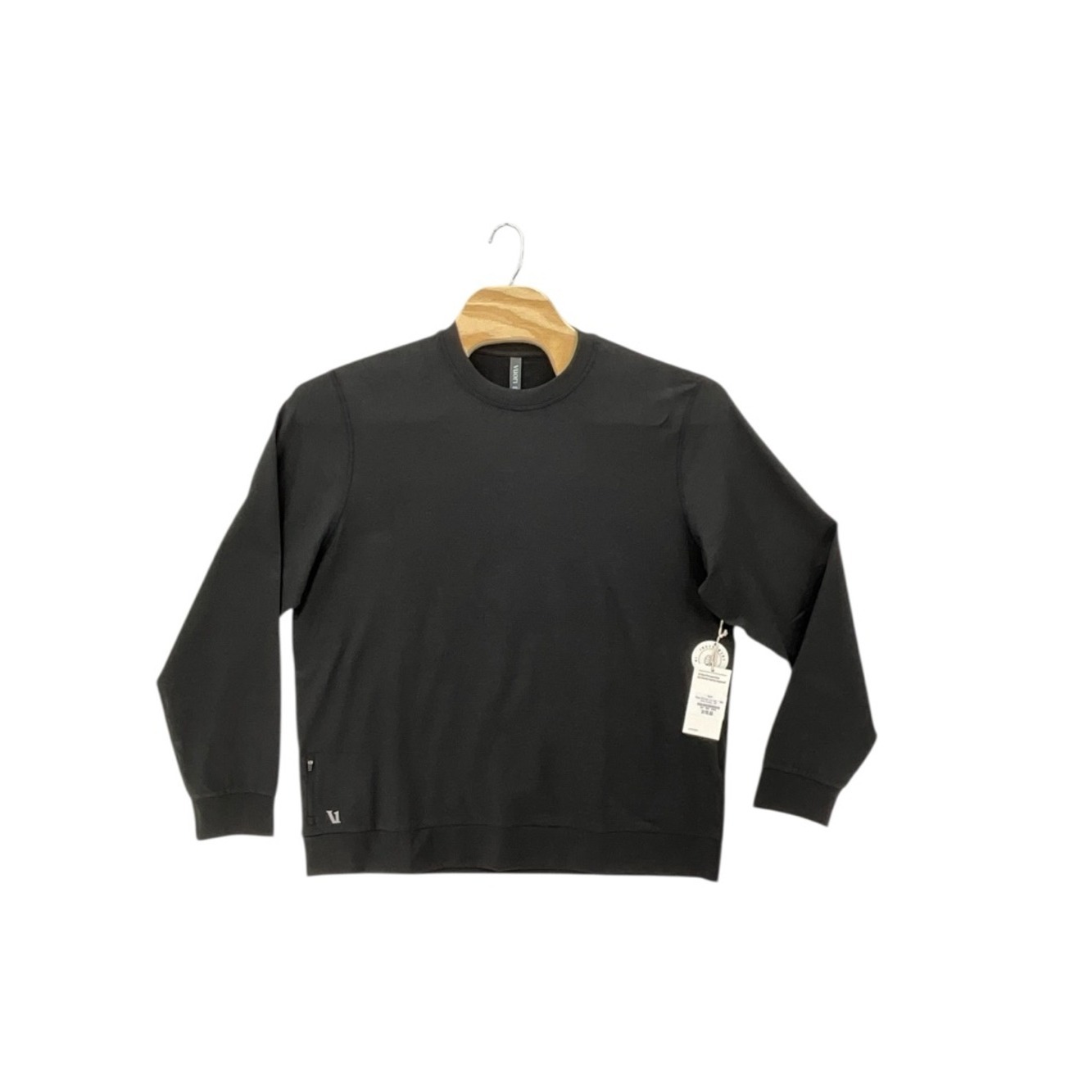 Nwt Vuori Ponto Performance Crew Xxl Black Heather